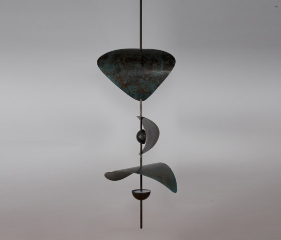 Bonnie Config 1 Contemporary XL LED Bronze or Brass Sculptural Chandelier | Pendelleuchten | Ovature Studios