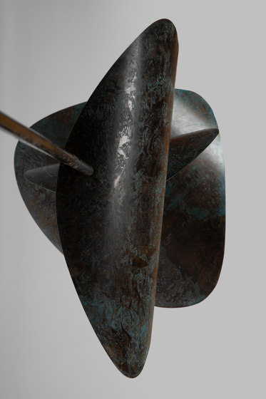 Bonnie Config 1 Contemporary XL LED Bronze or Brass Sculptural Chandelier | Lámparas de suspensión | Ovature Studios