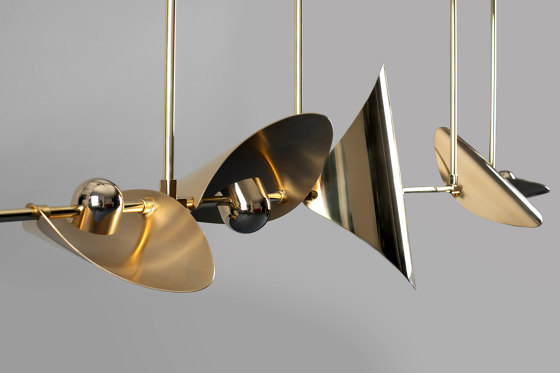 Bonnie Config. 4 Contemporary LED Linear Chandelier | Suspensions | Ovature Studios