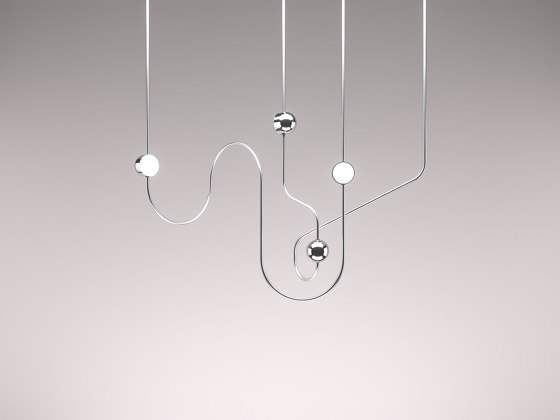 Dia Config 1 Contemporary LED Chandelier | Lampade sospensione | Ovature Studios