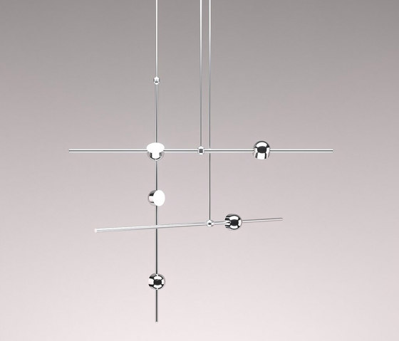 Dia Config 1 Straight Contemporary LED Chandelier | Lámparas de suspensión | Ovature Studios