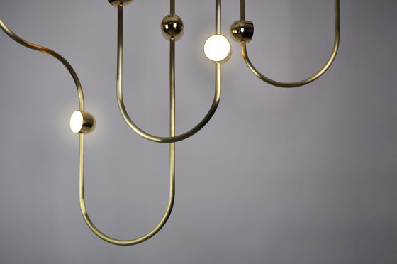 Dia Config 3 Contemporary LED Chandelier | Lampade sospensione | Ovature Studios