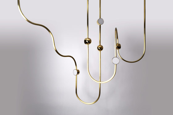 Dia Config 3 Contemporary LED Chandelier | Suspended lights | Ovature Studios