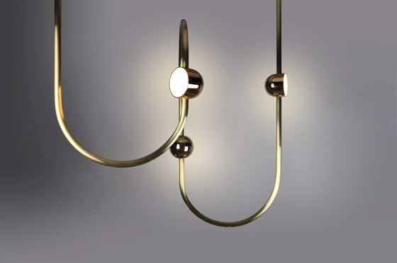 Dia Contemporary LED Chandelier Single | Suspended lights | Ovature Studios
