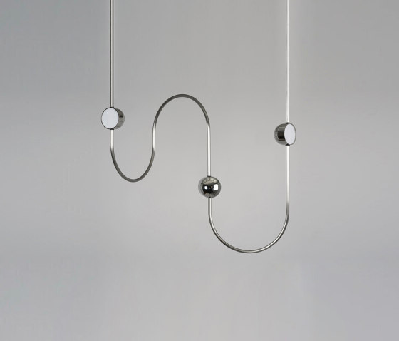 Dia Contemporary LED Chandelier Single | Lampade sospensione | Ovature Studios