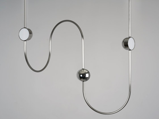 Dia Contemporary LED Chandelier Single | Lámparas de suspensión | Ovature Studios