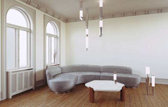 Gwen Contemporary LED Single Ceiling Pendant Config 1 | Plafonniers | Ovature Studios