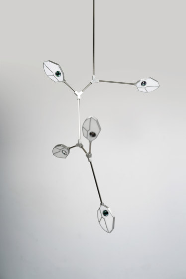 Joni Config 2 Small Contemporary LED Chandelier | Lámparas de suspensión | Ovature Studios