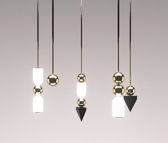 Laur Medium Cluster (5 Units) Contemporary LED Chandelier | Suspended lights | Ovature Studios