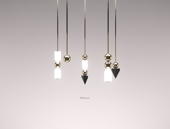 Laur Medium Cluster (5 Units) Contemporary LED Chandelier | Suspended lights | Ovature Studios