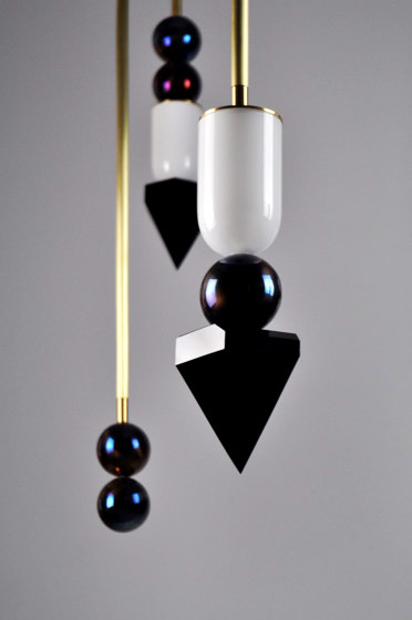 Laur Medium Small (3 Units) Contemporary LED Chandelier | Lampade sospensione | Ovature Studios