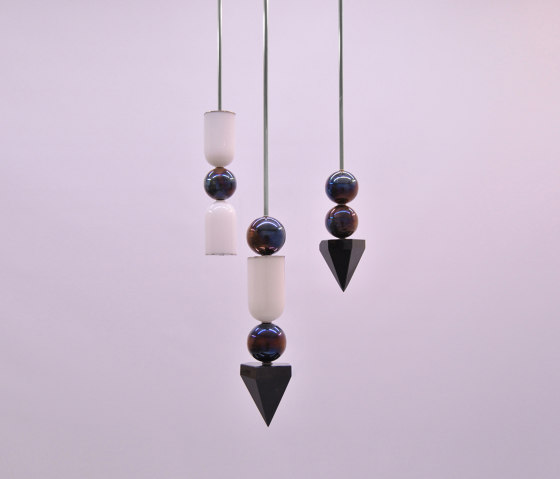 Laur Medium Small (3 Units) Contemporary LED Chandelier | Suspended lights | Ovature Studios