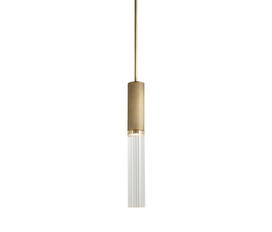 Flume | 50 Pendant - Antique Brass | Lampade sospensione | J. Adams & Co