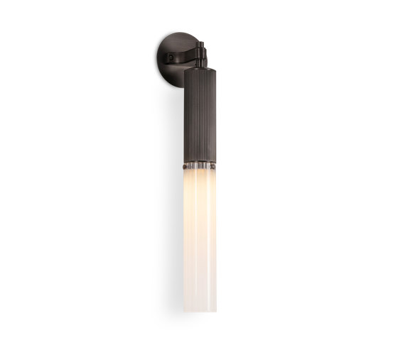 Flume | Wall Light - Bronze & Frosted Glass | Lámparas de pared | J. Adams & Co