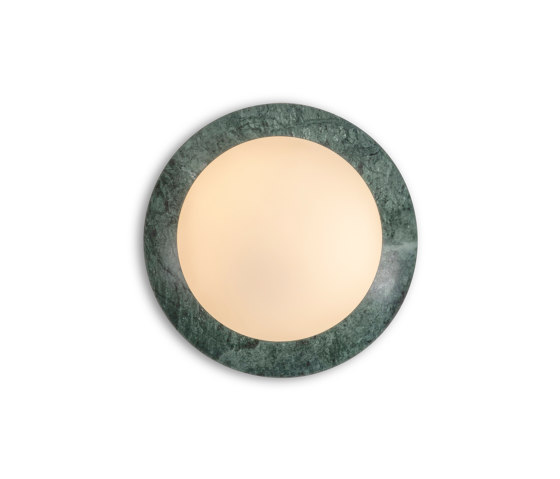 Orbit | Wall Light - Green Marble | Wandleuchten | J. Adams & Co