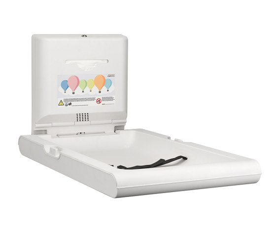 Vertical baby changing stations | BabyMedi  | CP0016V - white finish | Baby changing tables | Mediclinics