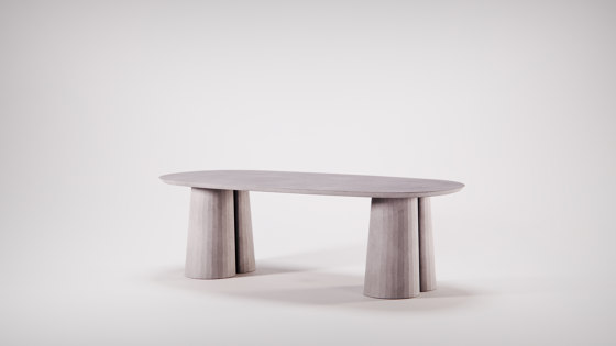 Fusto Oval Coffee Table III | Mesas de centro | Forma & Cemento