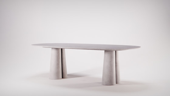 Fusto Oval Dining Table | Dining tables | Forma & Cemento