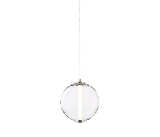 BUOY pendat sphere clear/silver | Suspended lights | Bomma