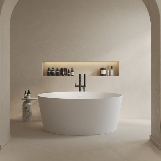 SOLID SURFACE | Grenoble Vasca da bagno indipendente in Solid Surface - 140cm | Vasche | Riluxa