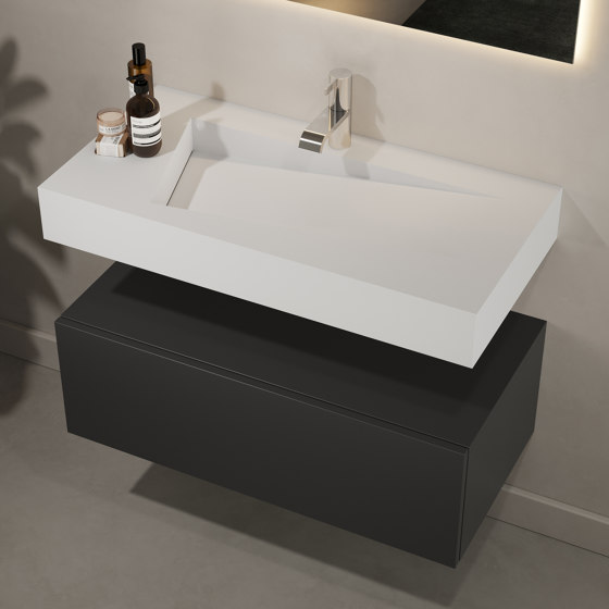 SOLID SURFACE | Lavabo mural Quince en Solid Surface | Lavabos | Riluxa