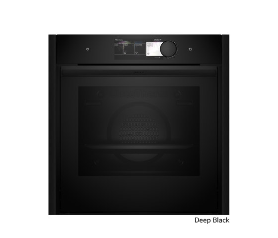 Ovens | N 90 Built-in oven with added steam function - Deep Black | Fours à vapeur | Neff