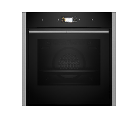 Ovens | N 90 Built-in oven with added steam function - Metallic Silver | Forni vapore | Neff