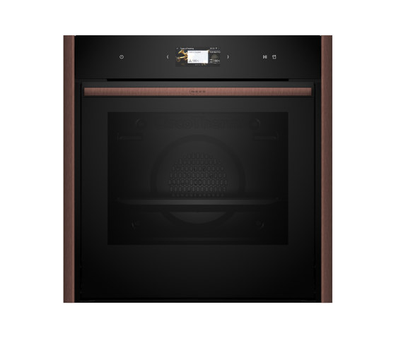 Ovens | N 90 Built-in oven with added steam function - Brushed Bronze | Dampfgarer | Neff