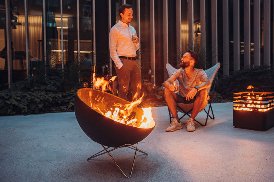 BOWL 70 Fire Bowl with star stand | Tazones de fuego | höfats