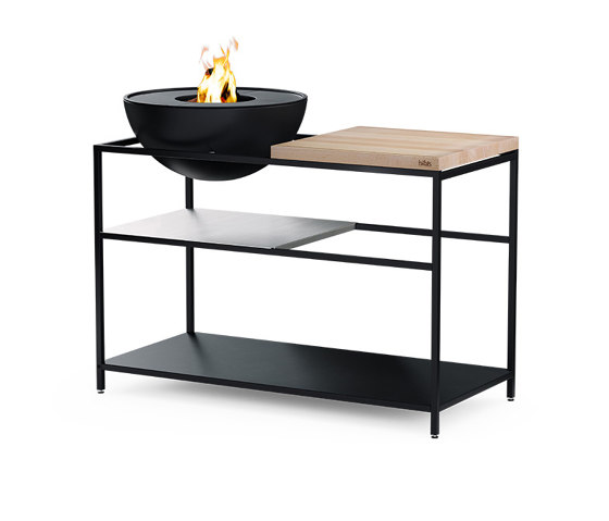 FIRE KITCHEN with BOWL 57 Plancha BBQ Set low | Grill | höfats