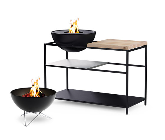 FIRE KITCHEN with BOWL 57 Plancha BBQ Set low | Barbecues | höfats