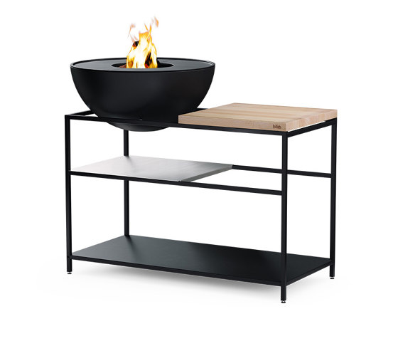 FIRE KITCHEN with BOWL 70 Plancha BBQ Set low | Grill | höfats
