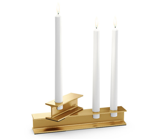 HENRY METAL II gold | Candlesticks / Candleholder | höfats