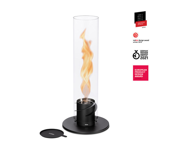 SPIN 120 Tabletop Fireplace black | Torches | höfats