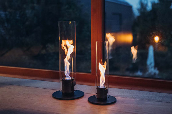 SPIN 90 Tabletop Fireplace black | Torches | höfats