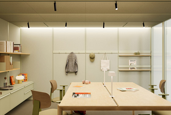 Modular Work 4x4 in Sage Green | Raum-in-Raum-Systeme | Mute