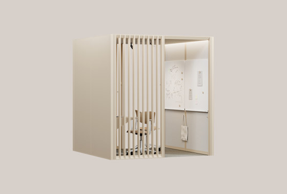 OmniRoom Work 2x2 in Sand Beige | Room-in-room systems | Mute