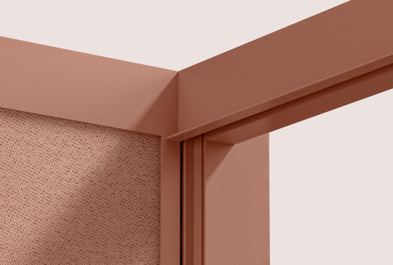 OmniRoom Meet 4x3 in Clay Red | Room-in-room systems | Mute