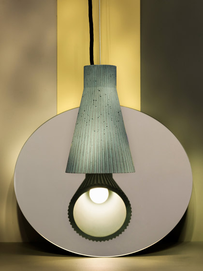 [S1] jade Hanging lamp fluted and colorful | Suspensions | GANTlights
