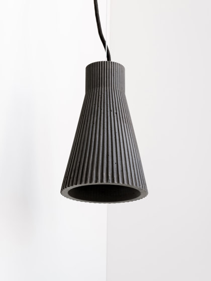 [S1] dark Hanging lamp fluted and colorful | Lampade sospensione | GANTlights