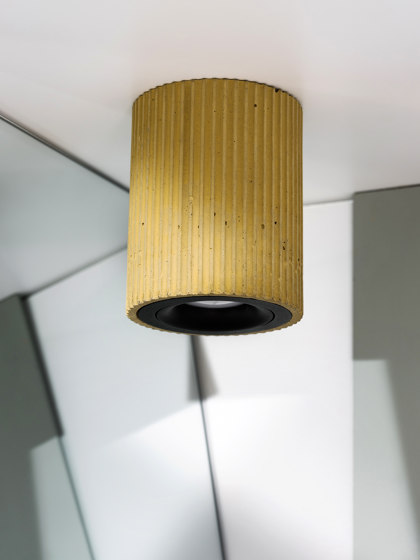 [S2] sand ceiling spot fluted and colorful | Lampade plafoniere | GANTlights