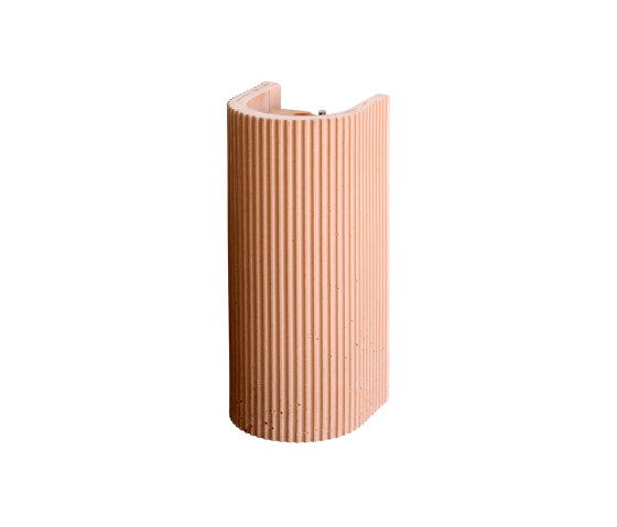 [S3] coral wall lamp fluted and colorful | Lámparas de pared | GANTlights