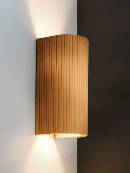 [S3] coral wall lamp fluted and colorful | Lampade parete | GANTlights