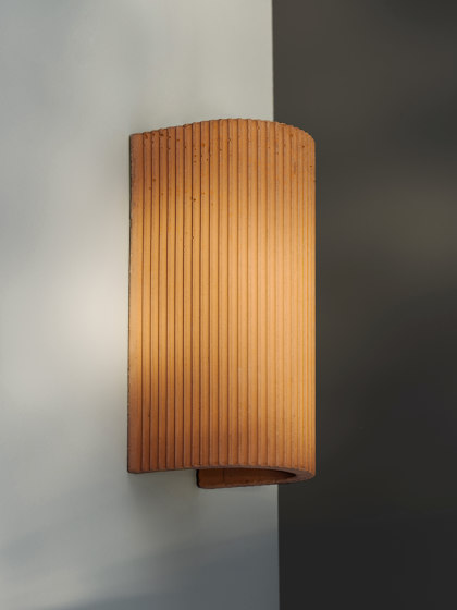 [S3] coral wall lamp fluted and colorful | Lampade parete | GANTlights