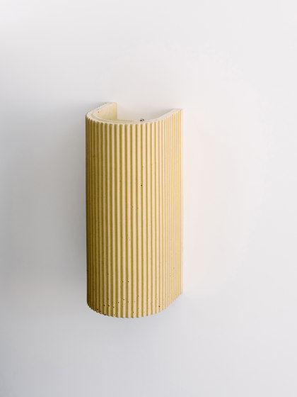 [S3] sand wall lamp fluted and colorful | Lámparas de pared | GANTlights