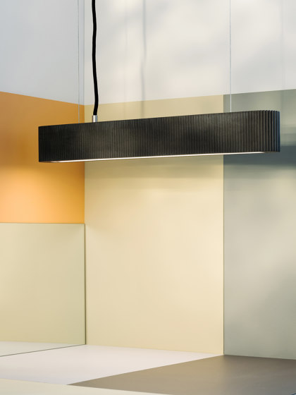 [S4] dark pendant lamp fluted and colorful | Suspensions | GANTlights
