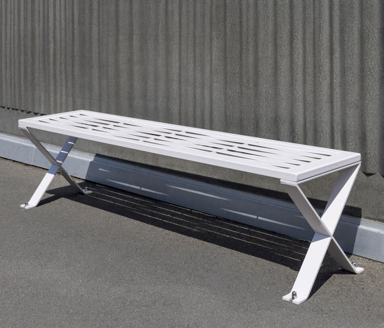 Treccia backless bench | Panche | Concept Urbain