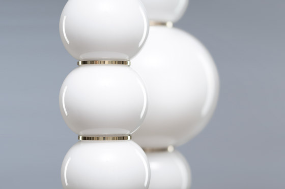 Pearls Double Chandelier 5 | Suspensions | Formagenda