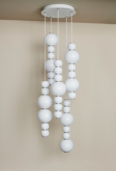 Pearls Double Chandelier 5 | Lampade sospensione | Formagenda