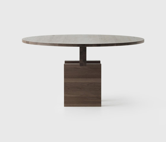 Plane Dining Table Round - Umber | Mesas comedor | Resident